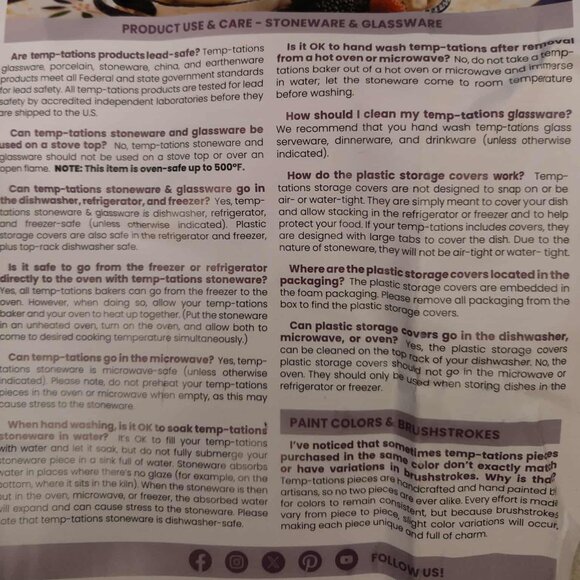 Temp-tations Woodland Set of 3 Quick Cookers - taupe - Picture 6 of 6